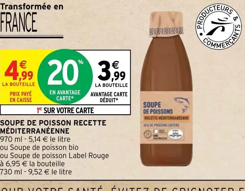 SOUPE DE POISSON RECETTE MÉDITERRANÉENNE