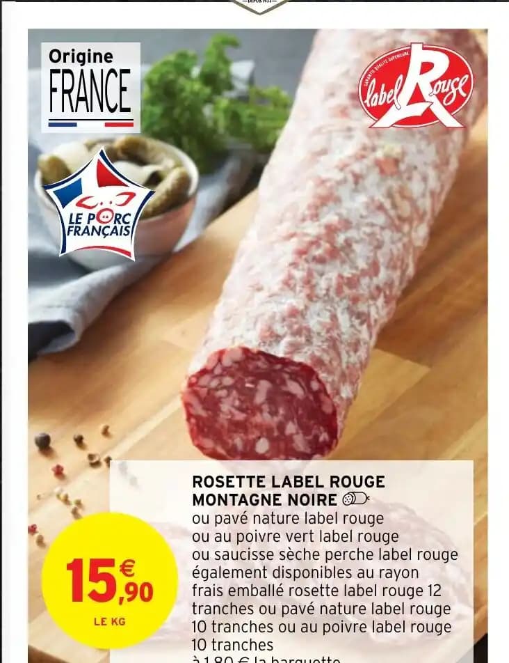 ROSETTE LABEL ROUGE MONTAGNE NOIRE