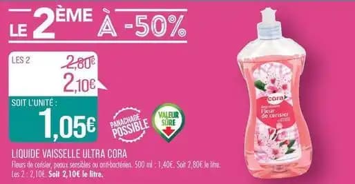 Cora - liquide vaisselle ultra