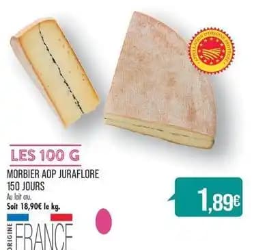 Morbier aop juraflore 150 jours