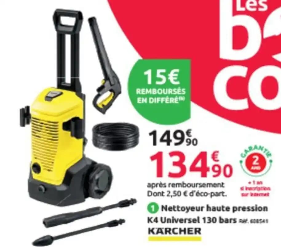 Nettoyeur haute pression K4 Universel 130 bars