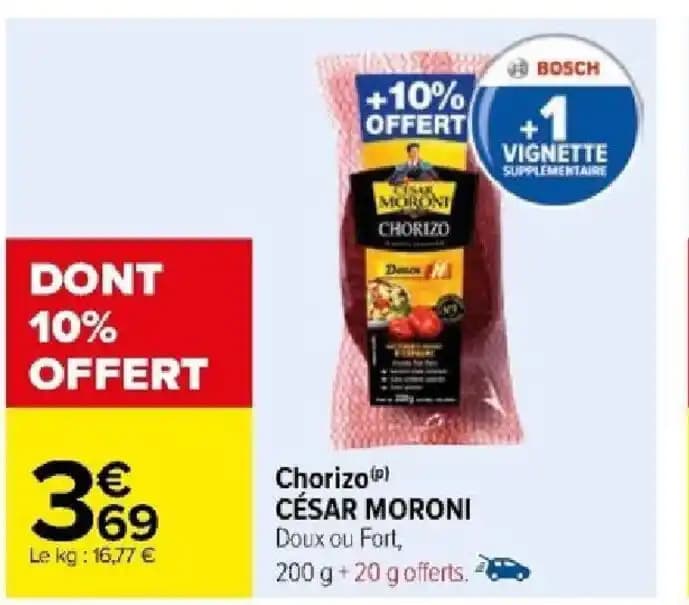 Chorizo (P) CÉSAR MORONI