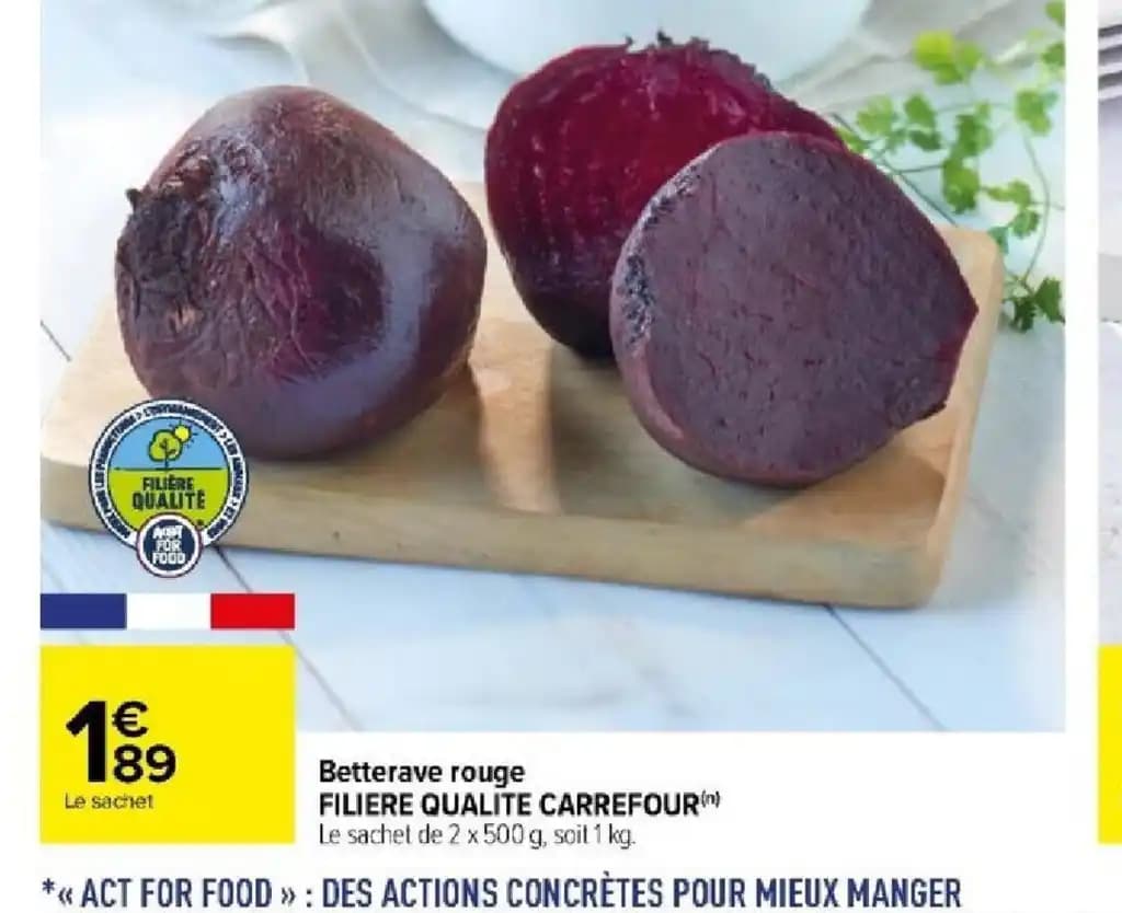 Betterave rouge FILIERE QUALITE CARREFOUR(n)