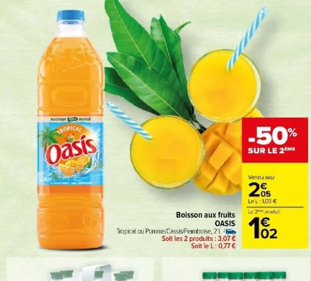 Boisson aux fruits OASIS