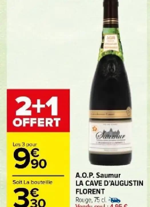 A.O.P. Saumur LA CAVE D'AUGUSTIN