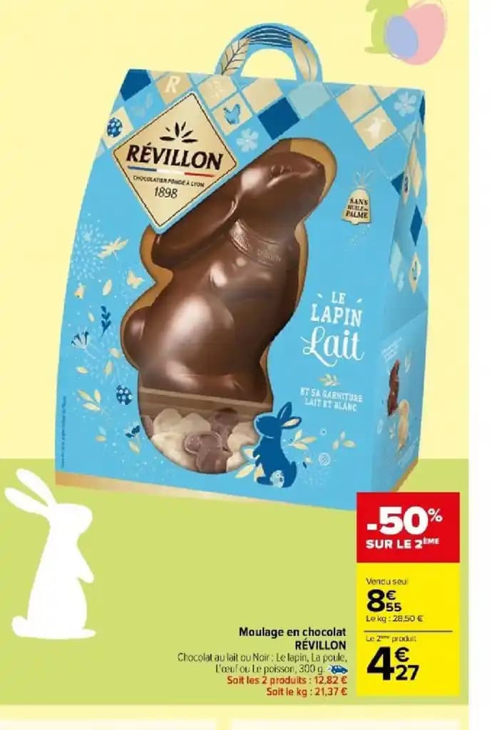 Moulage en chocolat RÉVILLON