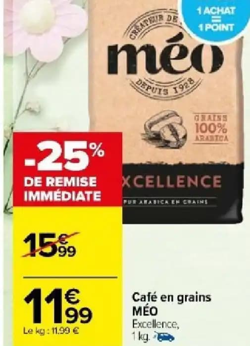 Café en grains MÉO