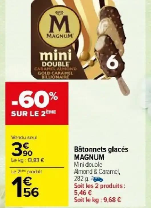 Bâtonnets glacés MAGNUM