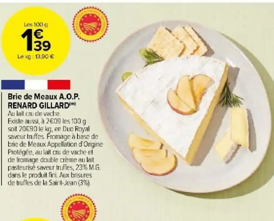 Brie de Meaux A.O.P. RENARD GILLARD