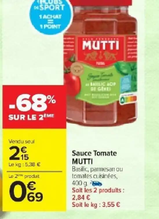 Sauce Tomate MUTTI
