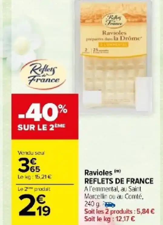 Ravioles REFLETS DE FRANCE