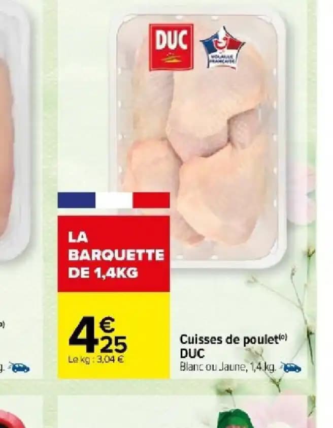 Cuisses de poulet DUC