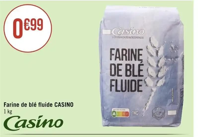 CASINO Farine de blé fluide