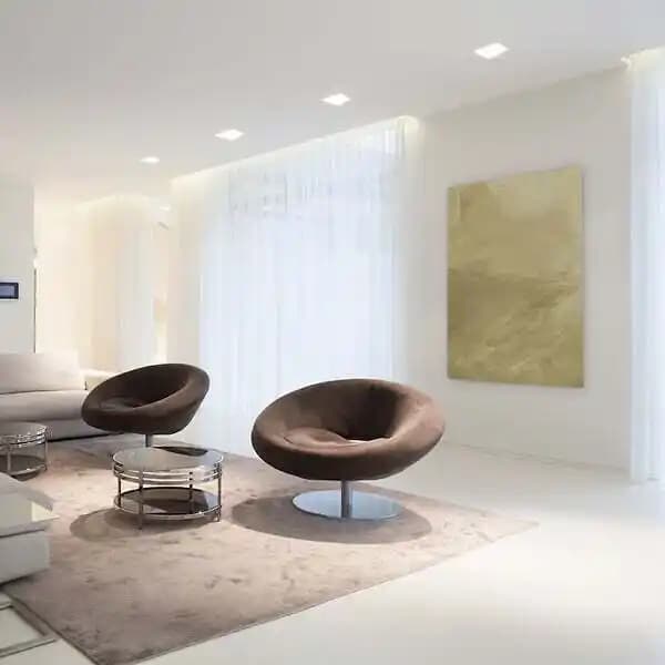 Spot LED Extra Plat Carré 12W Blanc - Blanc Chaud 2300K - 3500K - SILAMP