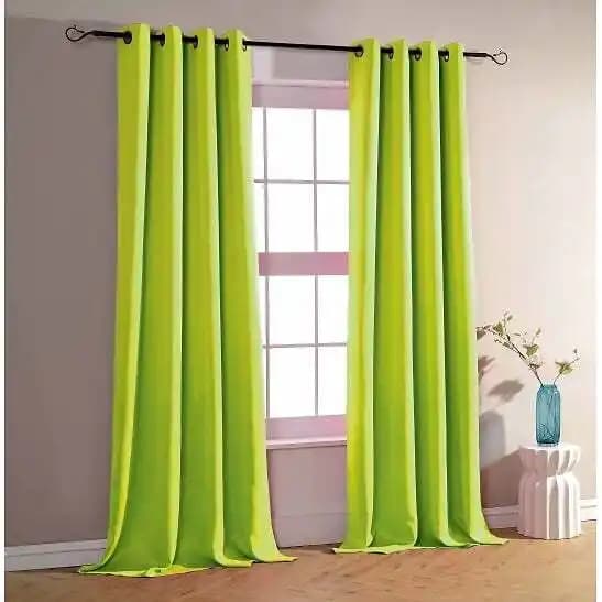 Lot De 2 Rideaux Occultant Anis 140 X 260 Cm