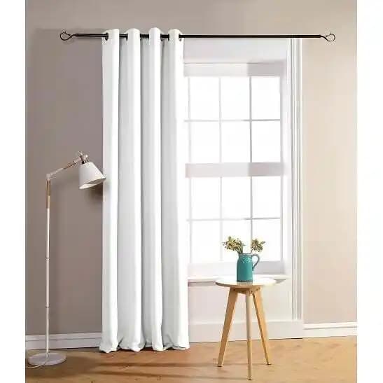 Rideau Occultant 140 X 260 Cm - 1 Panneau Occultant - Blanc