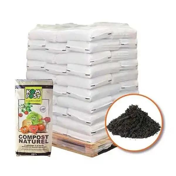 Compost vert amendement organique PRO 10 sacs 20 kg