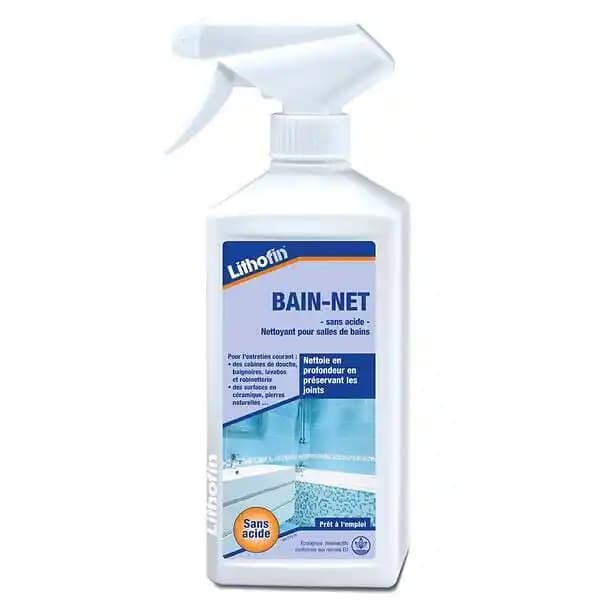 Lithofin Bain-net Sans Acide 500 Ml - Entretien Des Salles De Bains