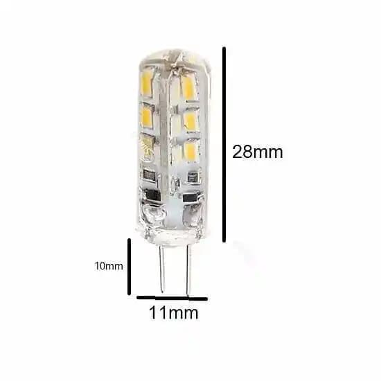 Ampoule LED G4 2W 12V SMD2835 24LED 360° - Blanc Neutre 4000K - 5500K - SILAMP