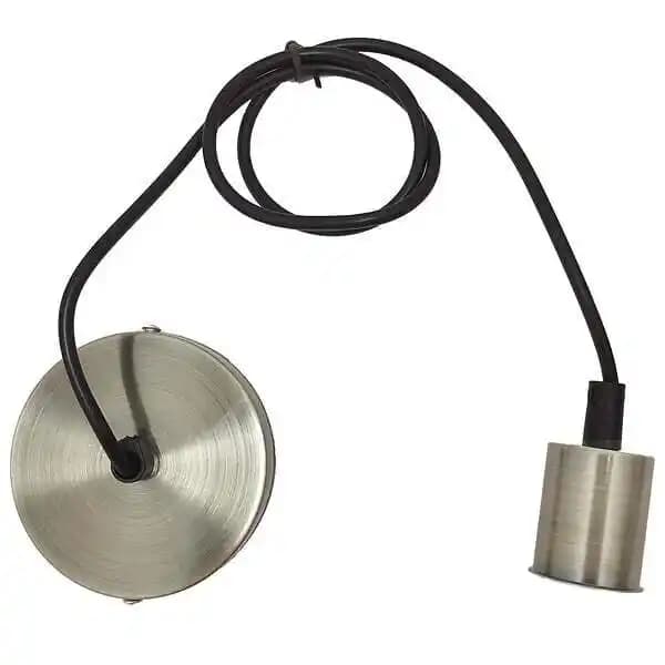 Suspension luminaire Ampoule E27 Bronze Brossé Cylindrique - SILAMP