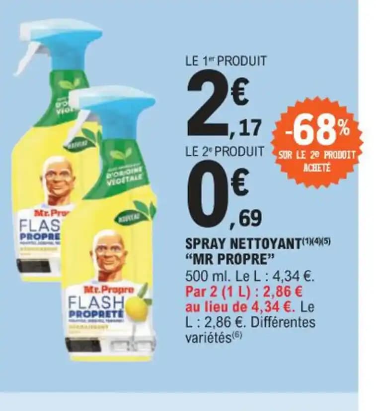 SPRAY NETTOYANT MR PROPRE