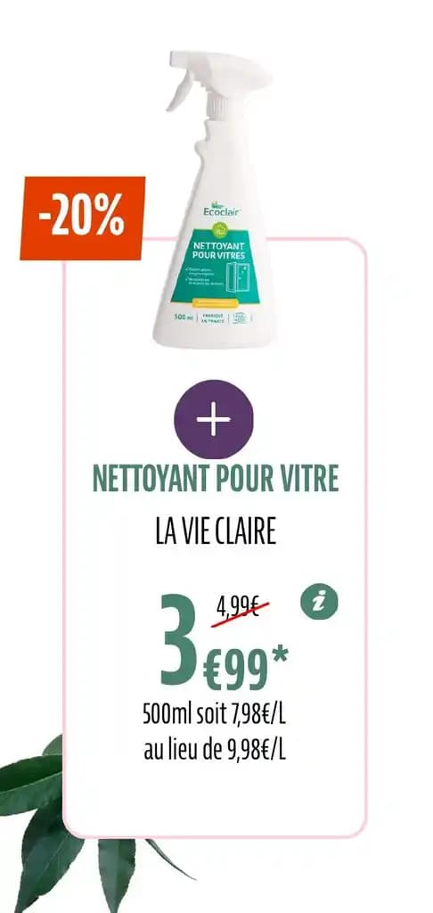 NETTOYANT POUR VITRE