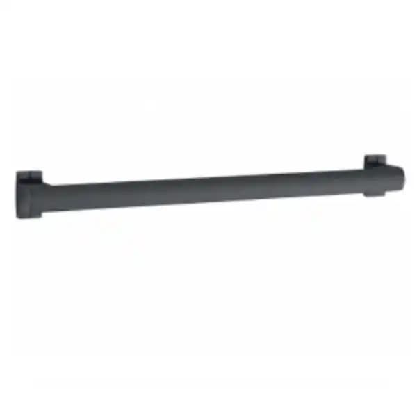 Barre de maintien droite PMR PELLET Design 60 cm aluminium époxy anthracite caches résine anthracite