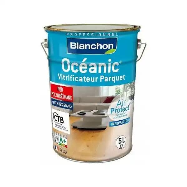 Vitrificateur parquet Blanchon Océanic Air Protect bois brut 5L