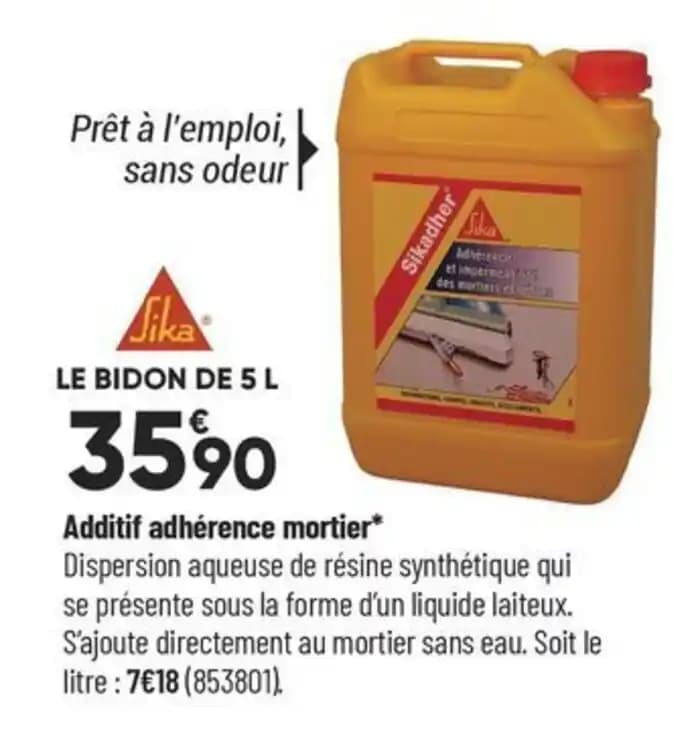 Additif adhérence mortier*