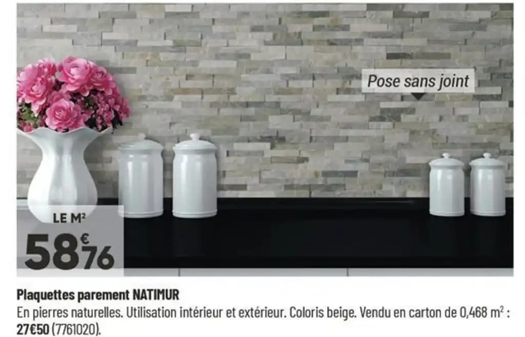 Plaquettes parement NATIMUR