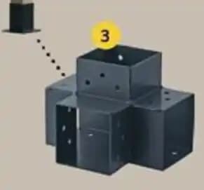 Connecteurs pour poteau