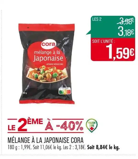 CORA MÉLANGE À LA JAPONAISE