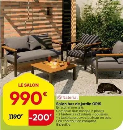 Oris - salon bas de jardin