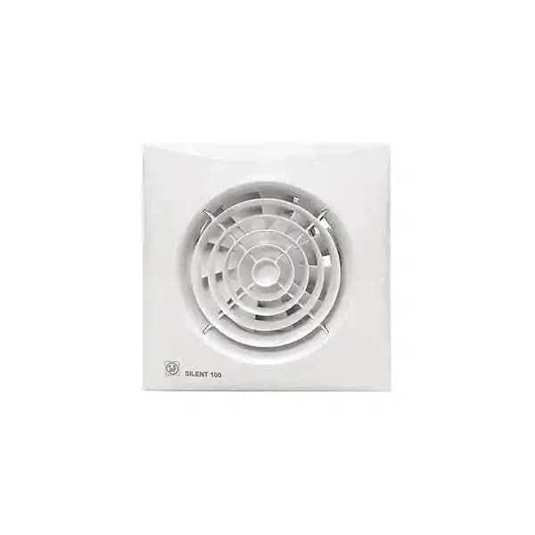 Aérateur Silent 100 CHZ - 8W - 95m3/h - Avec hygrostat réglable