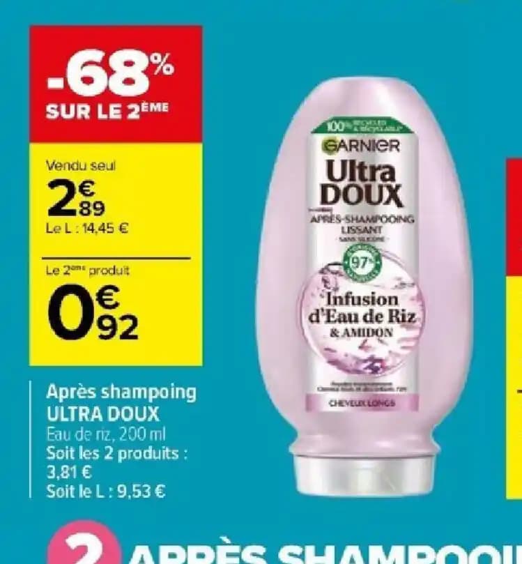 Après shampoing ULTRA DOUX