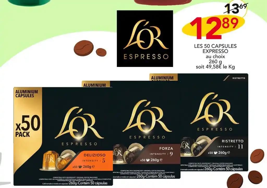 L'OR LES 50 CAPSULES EXPRESSO