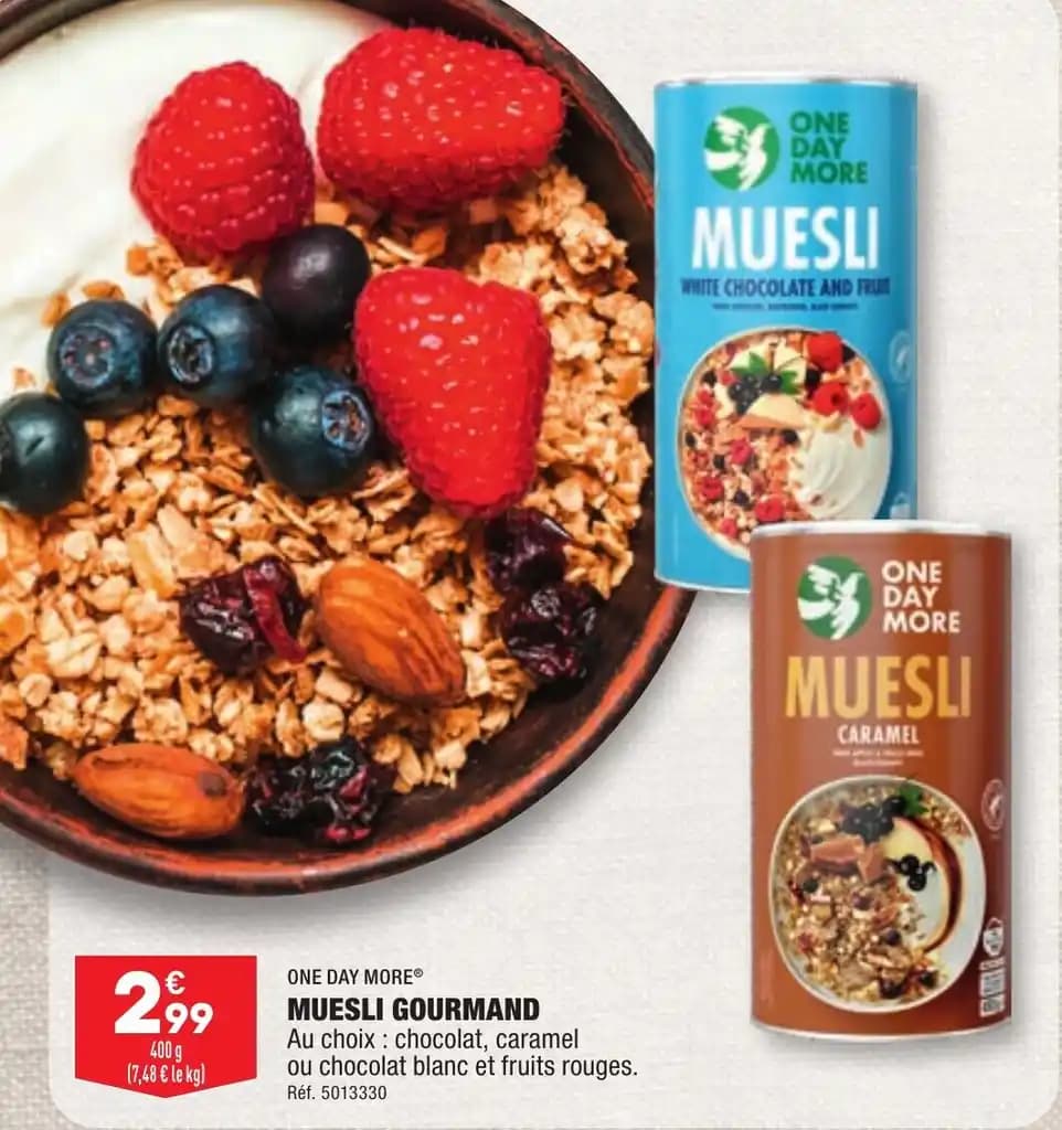 ONE DAY MOREⓇ MUESLI GOURMAND