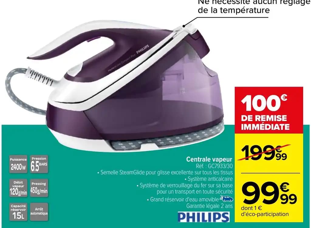 Centrale vapeur Réf.: GC7933/30