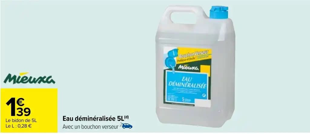 Eau déminéralisée 5L(d)