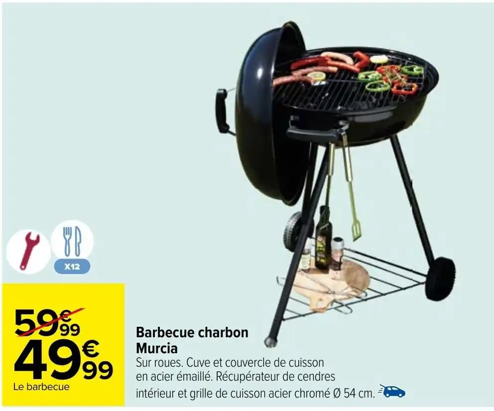 Barbecue charbon Murcia