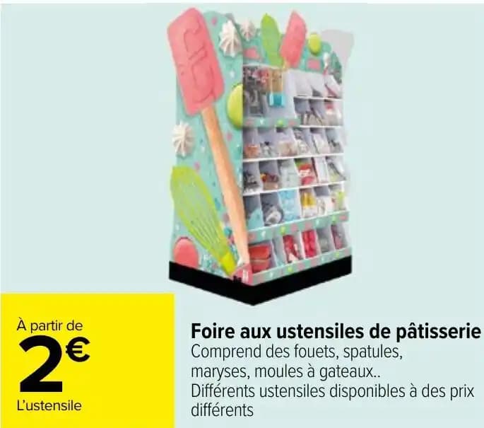 Foire aux ustensiles de pâtisserie
