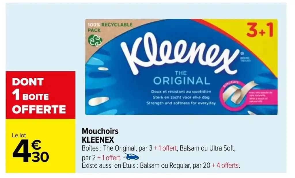 Mouchoirs KLEENEX
