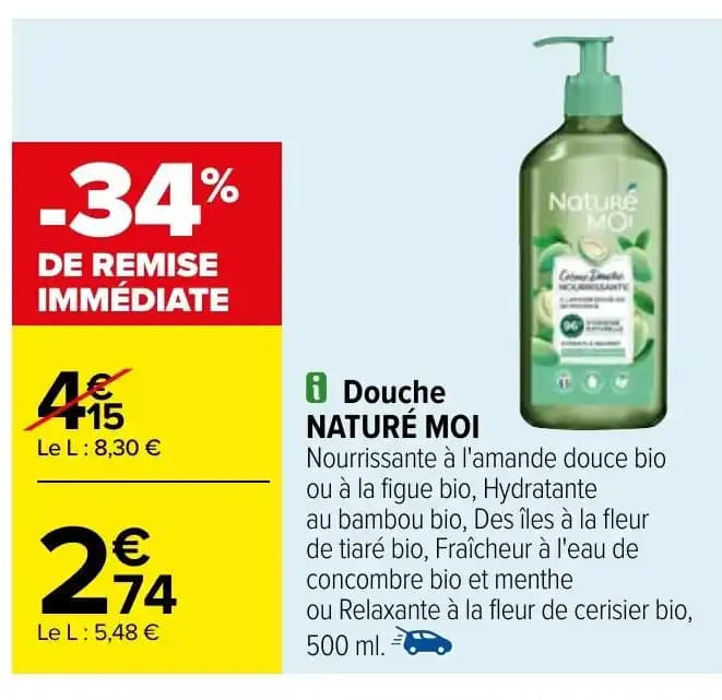 i Douche NATURÉ MOI