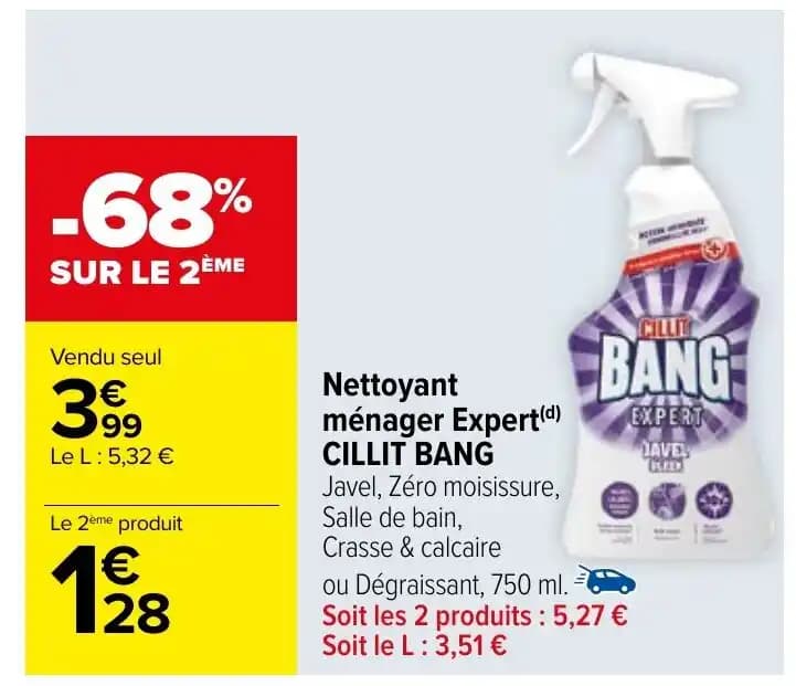 Nettoyant ménager Expert(d) CILLIT BANG