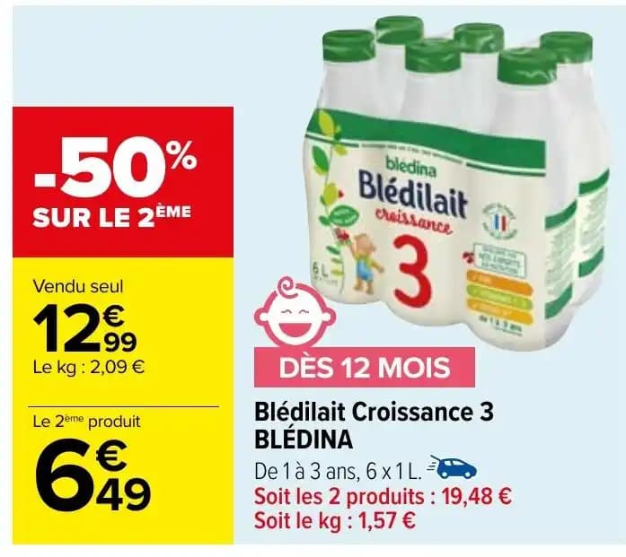 Blédilait Croissance 3 BLÉDINA