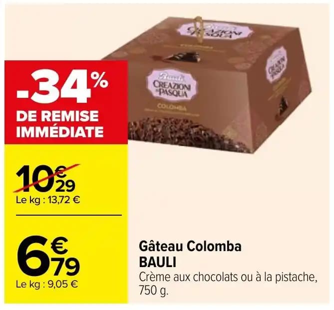 Gâteau Colomba BAULI
