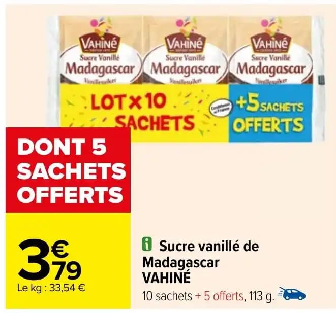 i Sucre vanillé de Madagascar VAHINE