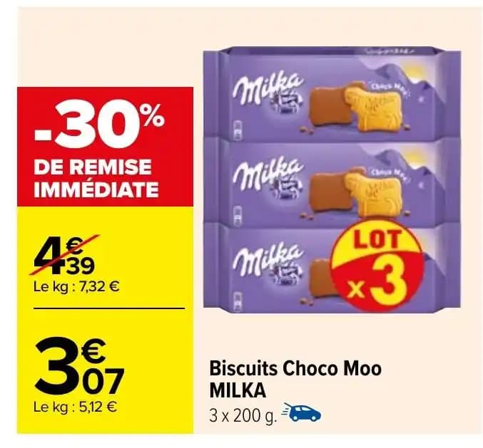 Biscuits Choco Moo MILKA