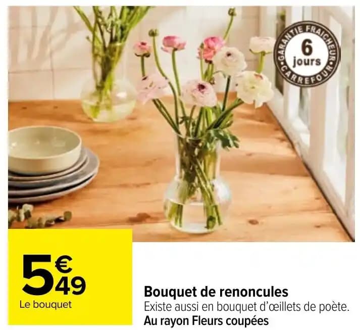 Bouquet de renoncules