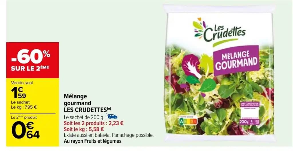 Mélange gourmand LES CRUDETTES (0)